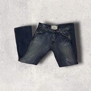 COPY - Guess Jeans Handmade Limited Edition Premium Distressed Flare Jeans Size…